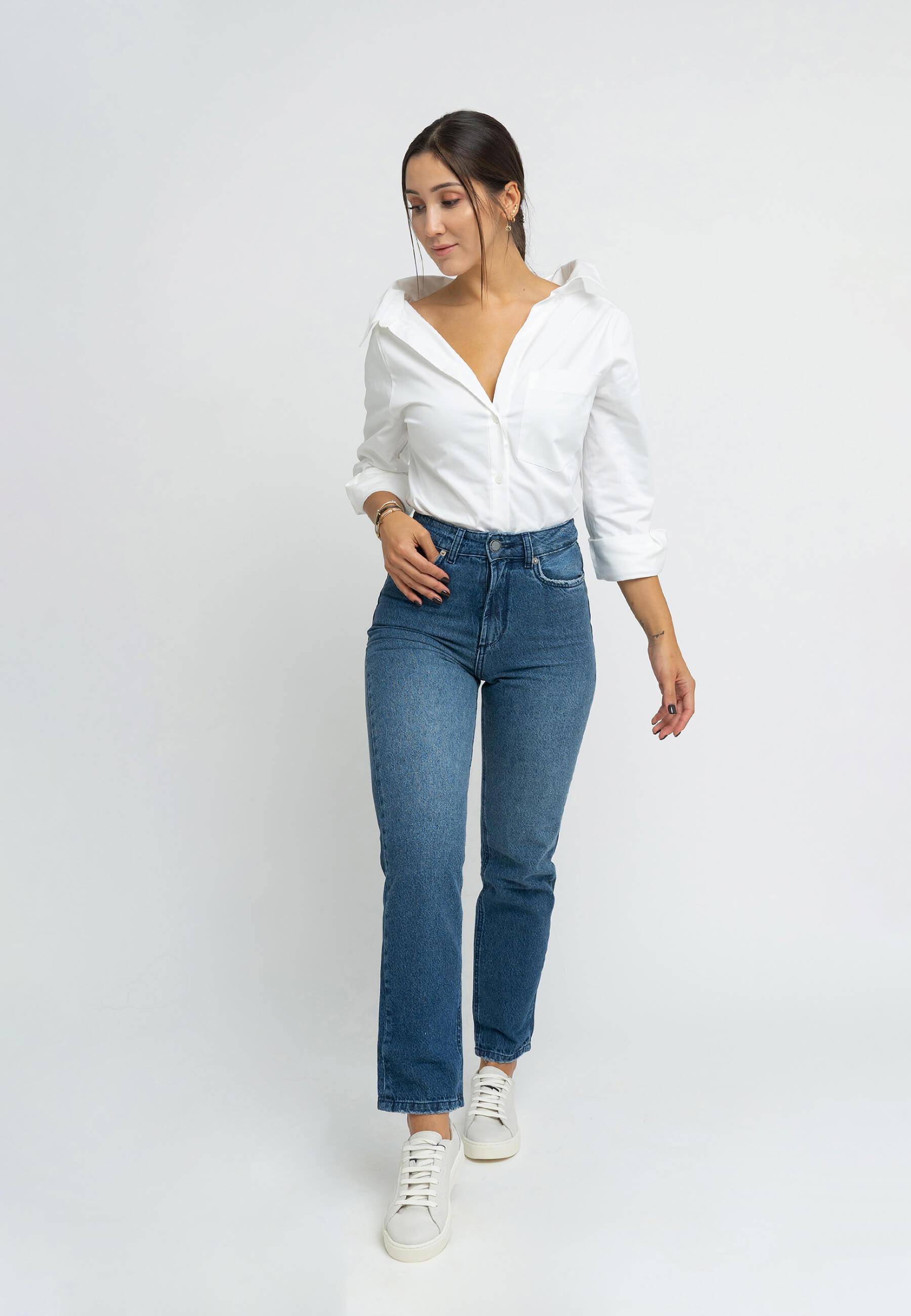 Straight Original Denim - Sustainable Jeans Urbankissed - Fashion Marketplace