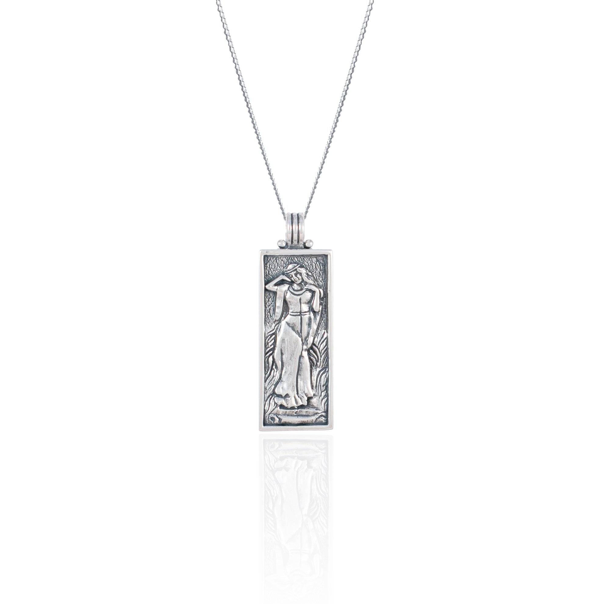 Freyja Halskette Silber - Göttin der Liebe, Schönheit & Fruchtbarkeit  Anhänger
