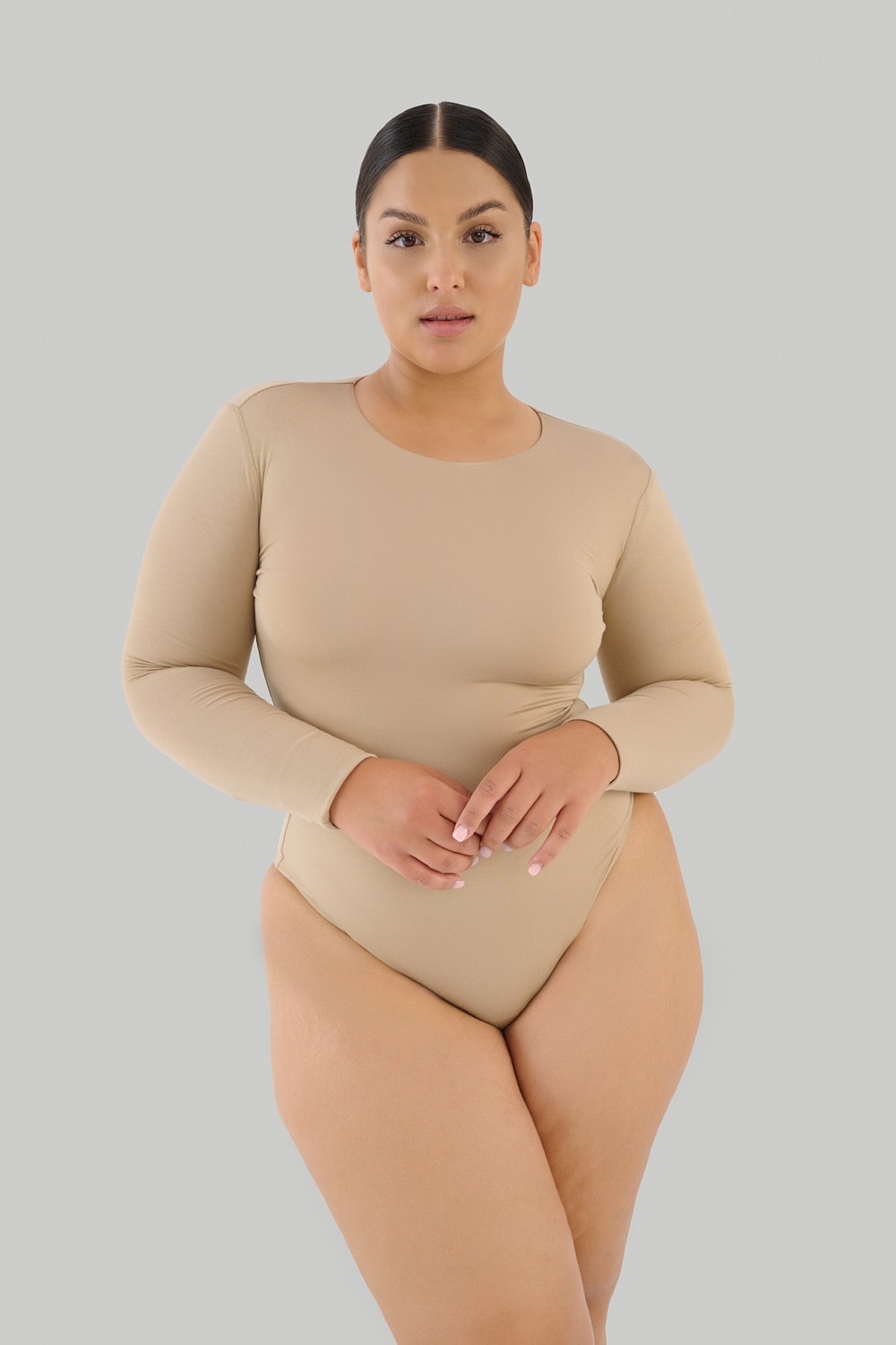 Longsleeve Bodysuit - Nude