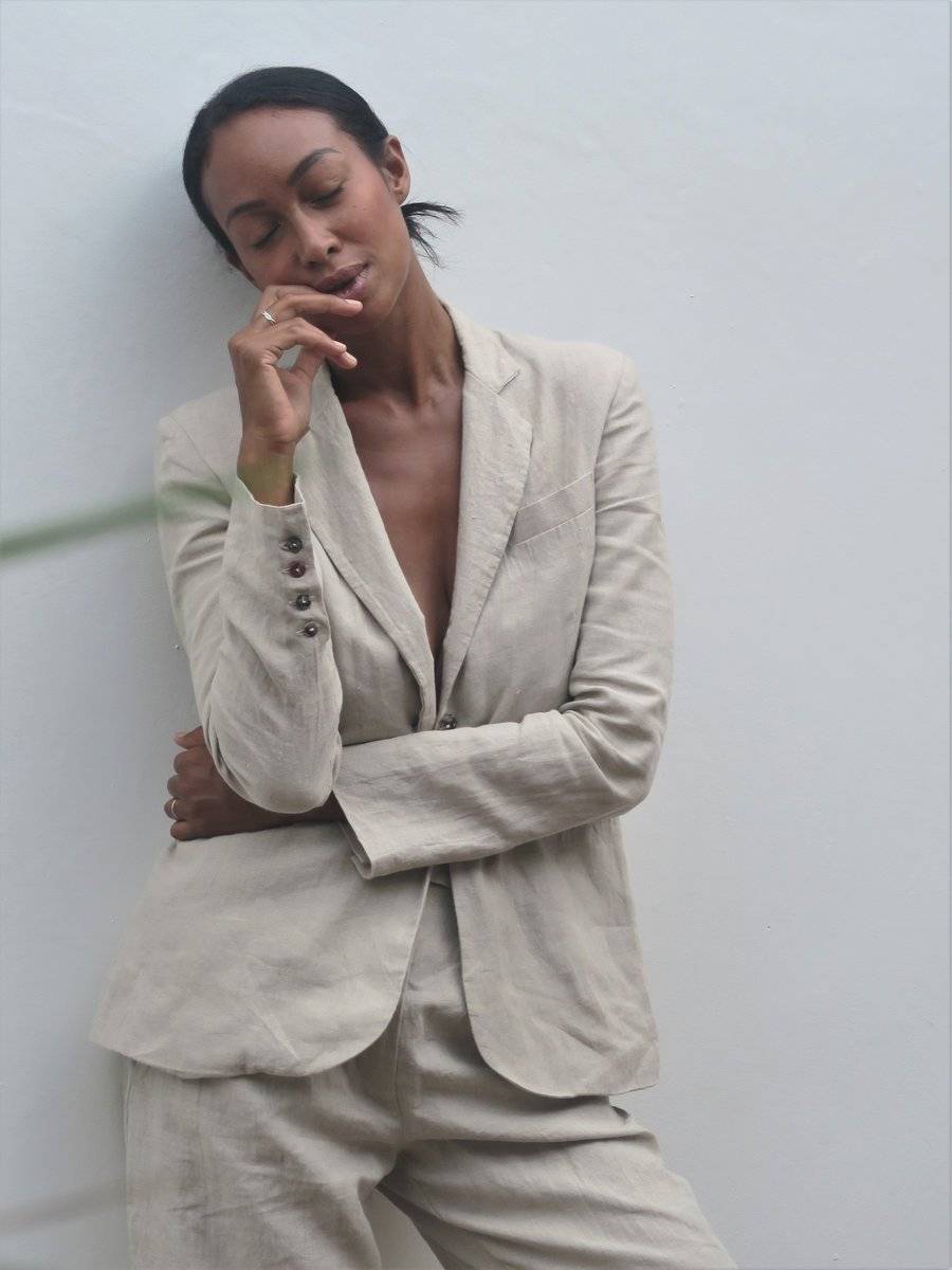 Linen Suit For Woman | White Linen Suit Women