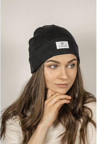 Beanie Wool Cable - Knit Caramel Brown